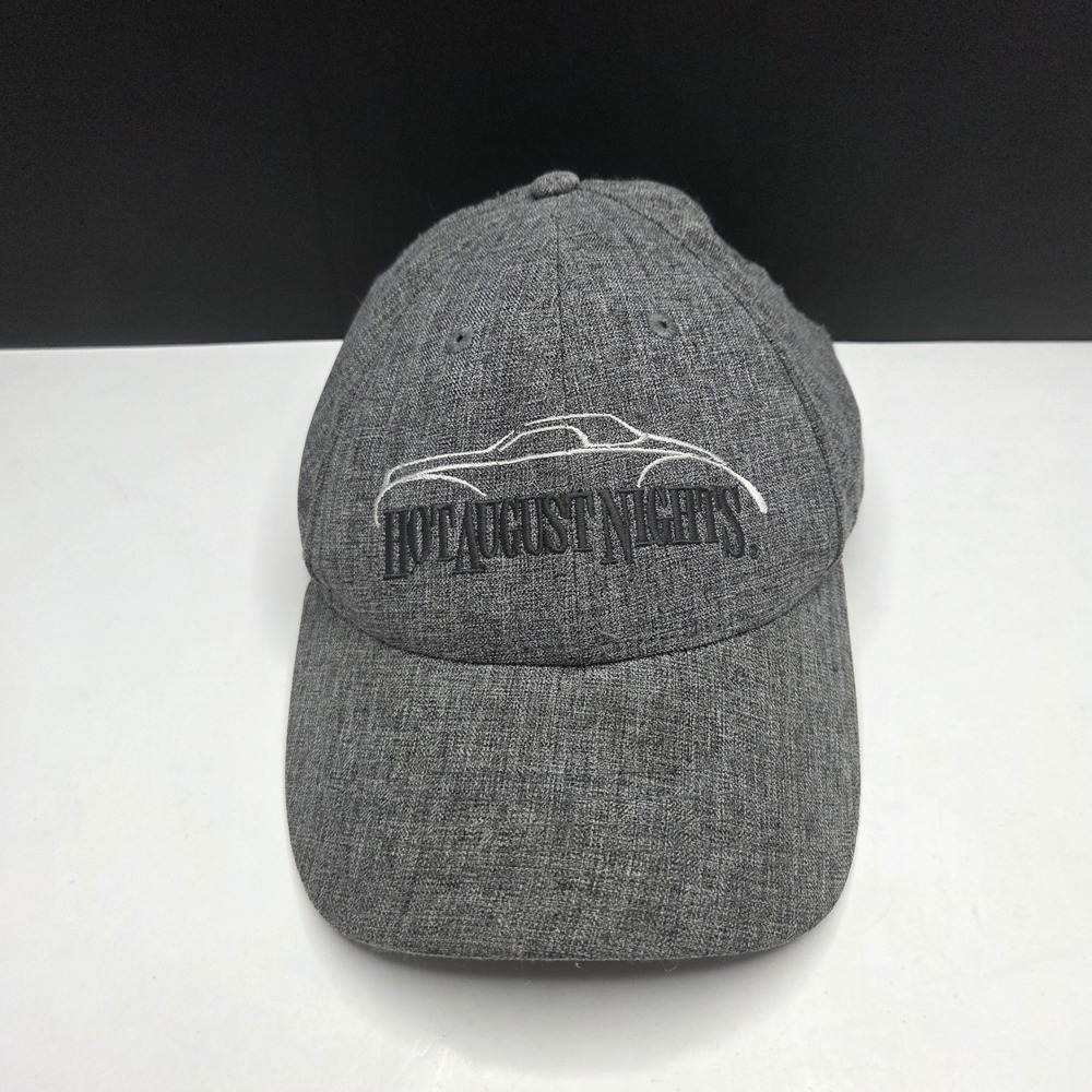 Dryve Hot August Nights Hat Baseball Cap OSFM Grey Embroidered Car Show Souvenir